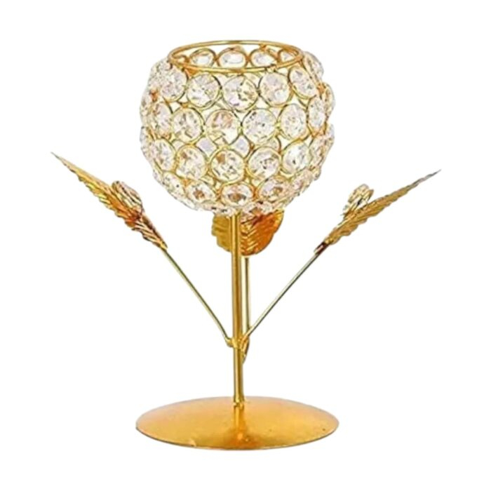 Set of 2 Crystal Tealight holder | Diwali Decoration