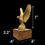 Dimensions of Eagle sculpture