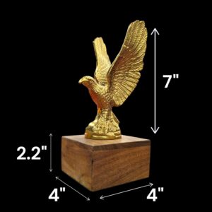 Dimensions of Eagle sculpture
