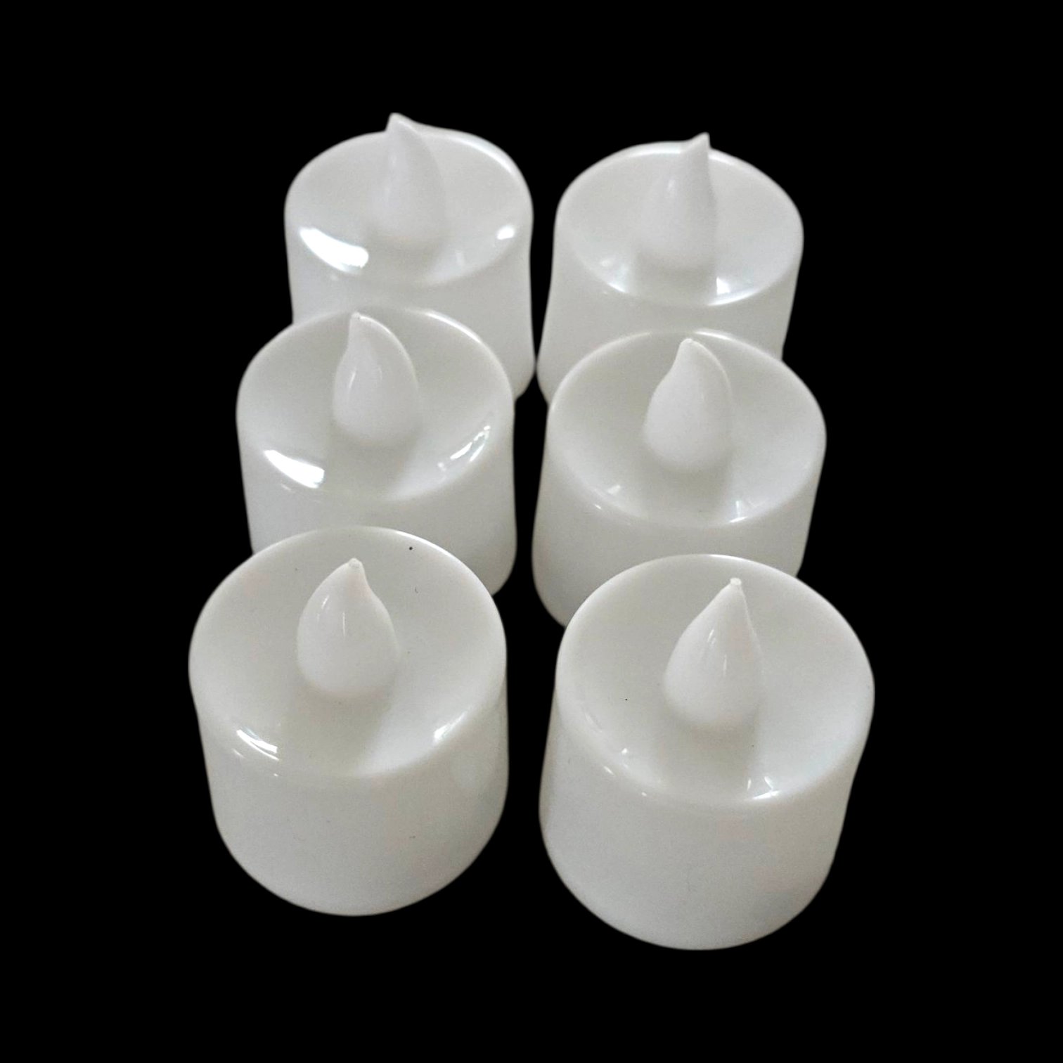 Flameless Led Diya - Set of 6 Lamps | Diwali Decor