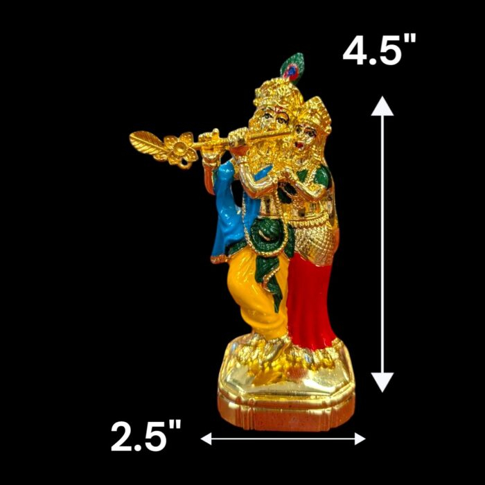 Dimensions of Radha Krishna Idol