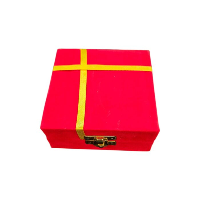 Graceful velvet box with bowl and spoon gift set