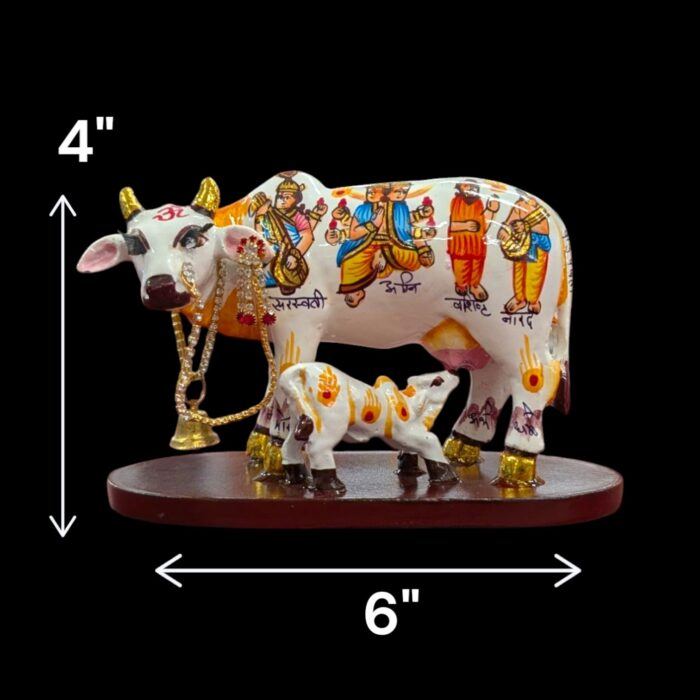 Dimensions for Kamdhenu Idol | Ships in Canada