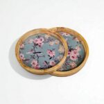 Set of 2 serving trays made out of mango wood with high gloss finish | Great Diwali gift