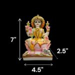Dimensions of Lakshmi murti 7 inches handcrafted in India