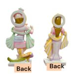 Back side profile view of Radha Krishna Statue