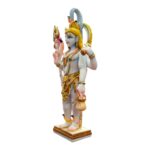 Side profile view of Marble Shiva Statue