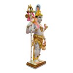 Side profile view of Marble Shiva Idol