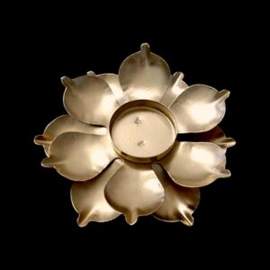 Lotus Diya - Set of 2 | Tea light Candle Holder | Diwali Decor