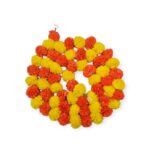 Orange Yellow marigold string | Extra long length - 106 inch