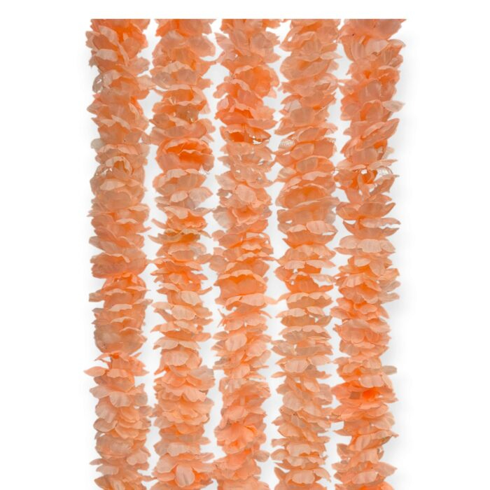 Peach artificial flower strings - Pack of 5