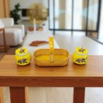 Pichwai style container Jar set | Diwali Gift | House warming Gift