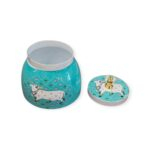 Stylish yet traditional container with Indian style pichwai art work