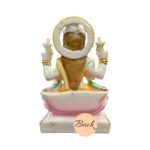 Back profile of Premium marble Lakshmi idol