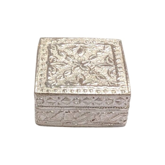 Silver Box - Square - Small | Chandi ki Dabbi