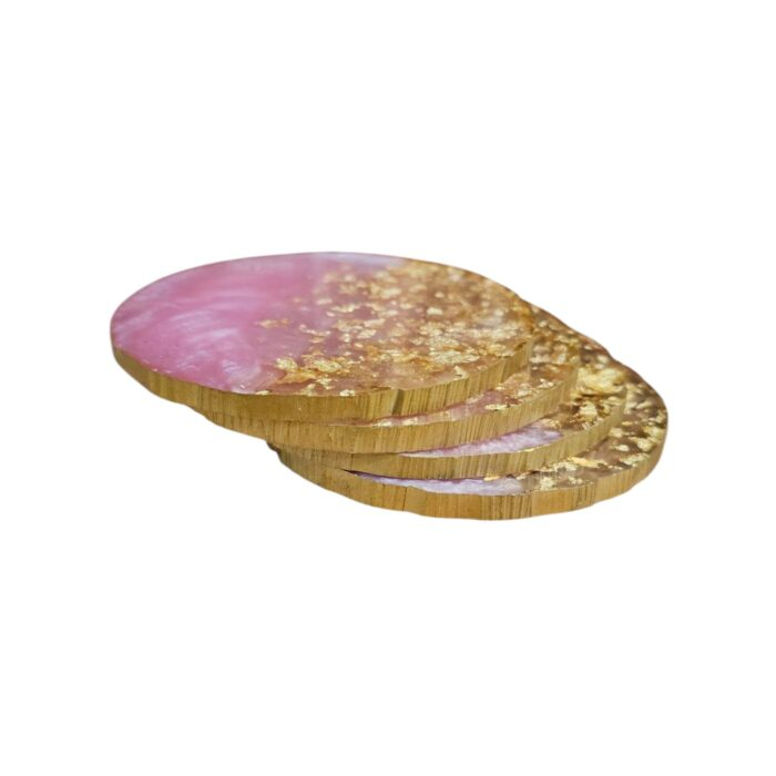 Set of 4 Resin coasters for living room Decor | Great Diwali Gift