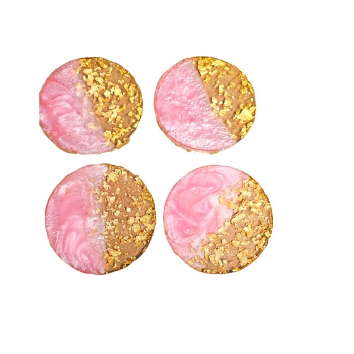 Set of 4 Resin coasters for living room Decor | Great Diwali Gift