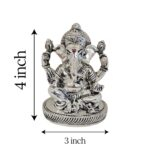 Dimensions of Silver Plated Idol