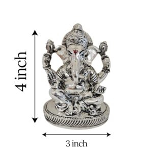 Dimensions of Silver Plated Idol