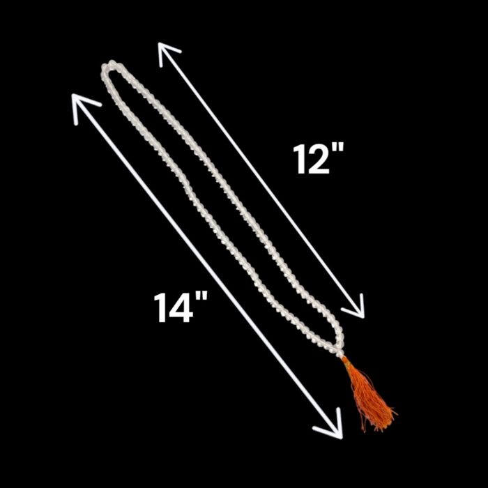 Sphatik crystal Japa Mala with 108 beads