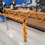 flexible use for wrapping, hanging, or accenting spaces | Marigold string in walmart for Diwali Decor