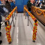 flexible use for wrapping, hanging, or accenting spaces | Marigold string in walmart for Diwali Decor