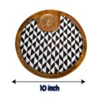 Dimensions of the 1 bowl snacks serving platter | Diwali Gift Idea | Christmas Gift