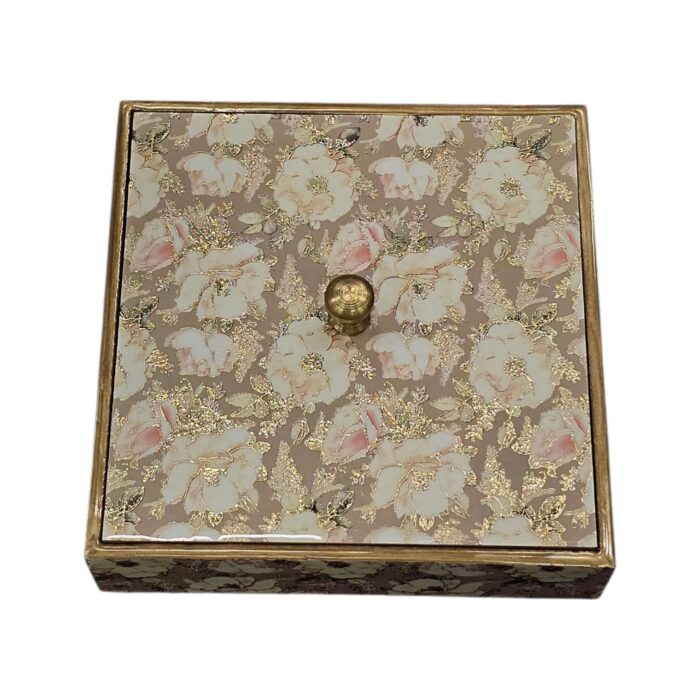 Top lid with stylish print and enamel coating