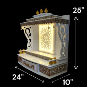 Dimensions for Large Pooja Mandir for home