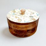 Wooden chapati holder used for waffles and breakfast at home | Indian Diwali Gift