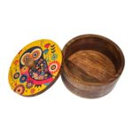 Indian Style Wooden Roti Box - Stylish gift for Diwali