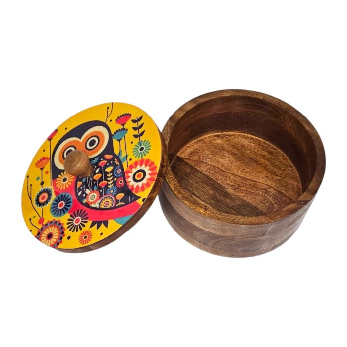 Indian Style Wooden Roti Box - Stylish gift for Diwali