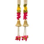 Close up of artificial flower strings