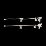 Pure Silver Anklet pair - 5 inch | Pure Silver Anklet for Baby