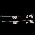 Pair of Pure Silver Anklet pair - 5 inch | Pure Silver Anklet for Baby