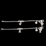 Pair of Pure Silver Anklet - 5 inch | Pure Silver Anklet for Baby