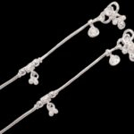 Close up of chandi ki payal for baby