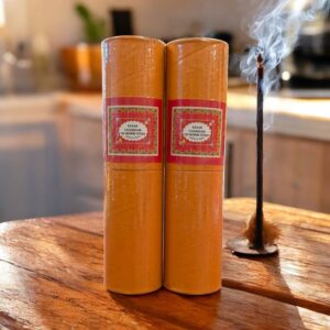 200 Hand rolled Incense Sticks – Kesar Chandan | Saffron - Sandalwood Agarbatti