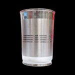 Pure Silver Glass | 3.1 inch pure silver glass