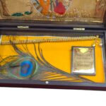 Gold Plated Divinity gift Box - Radha Krishna - Morpankh - Image 3