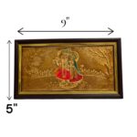 Gold foil Embossed Radha Krishna Photo Frame - Image 2