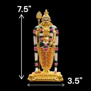 Dimensions of Murugan Statue | Murugan Idol for Gift and Home Mandir