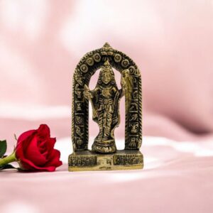 Ram Lalla Brass Idol - 4 inch | Ram ji Statue similar to Ayodhya Mandir