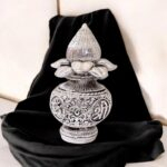 Auspicious Kalash for Diwali Gift | Silver oxidized finish