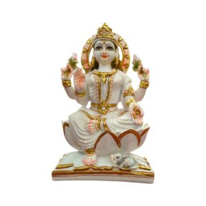 Lakshmi Idol - 9 inch | Composite Marble murti