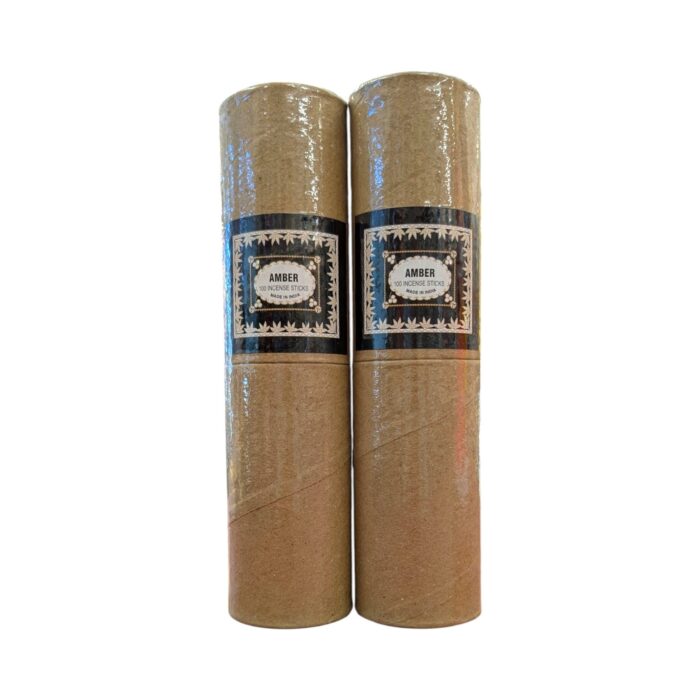 200 Hand-rolled Incense Sticks – Amber | Set of 2 Boxes with 200 agarbatti Sticks - Image 6