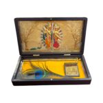 Gold Plated Divinity gift Box - Radha Krishna - Morpankh