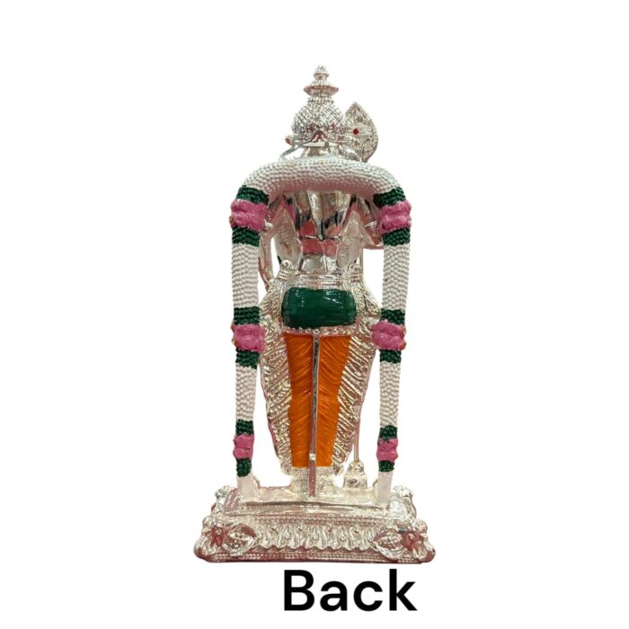 Backside profile view of Murugan Statue
