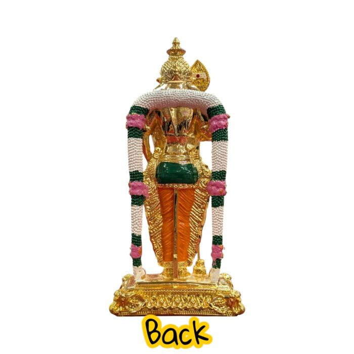Backside profile view of Murugan Idol