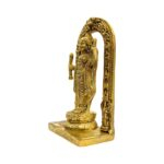 Side profile view of Ram Lalla Idol